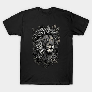 Floral Lion T-Shirt